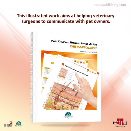 Pet Owner Educational Atlas. Dermatology - Veterinary book - cover book - Carmen Lorente