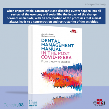 Dental Management Manual in the Post Covid-19 Era - dentistry book - book cover  - Aurelio Gisco - Roberto Rosso
