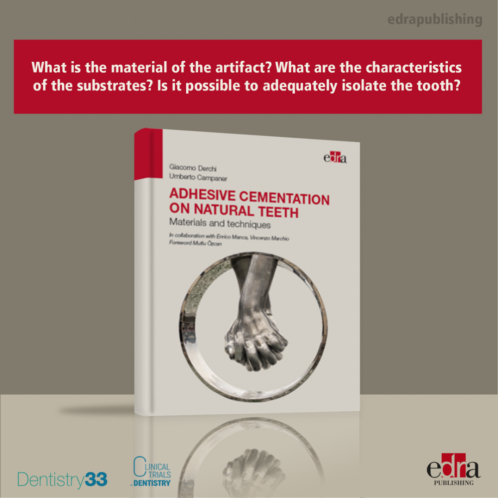 Adhesive cementation on natural teeth - Giacomo Derchi, Umberto Campaner - Dentistry Book - Book Cover