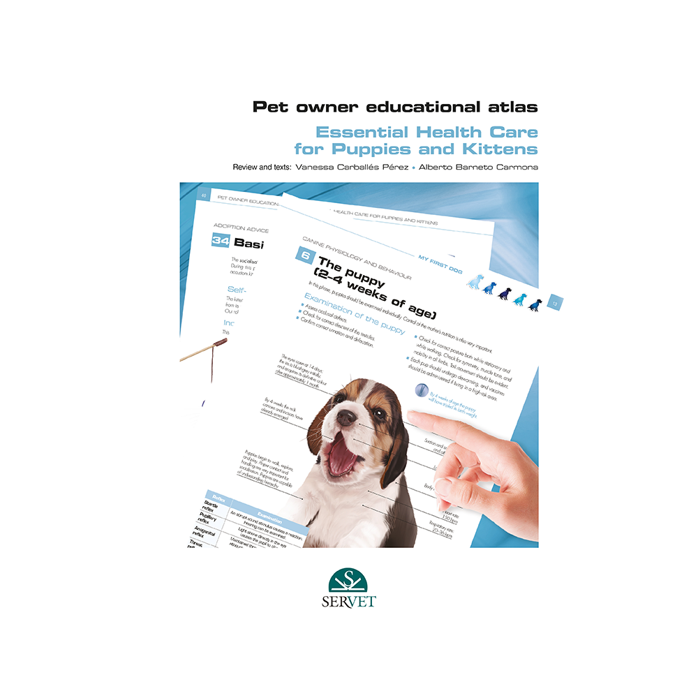 Pet Owner Educational Atlas. Essential Health Care for Puppies and Kittens - veterinary book - cover book