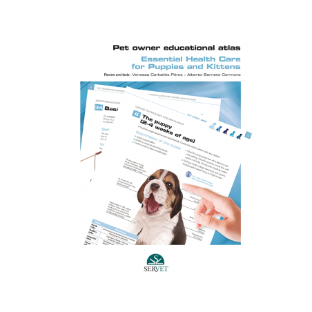 Pet Owner Educational Atlas. Essential Health Care for Puppies and Kittens - veterinary book - cover book